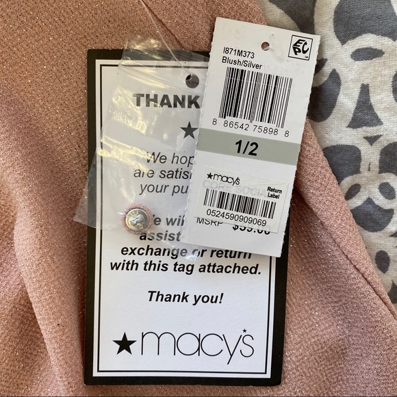 NWT B. DARLIN PINK SPARKLE SKATER DRESS - Picture 7 of 8